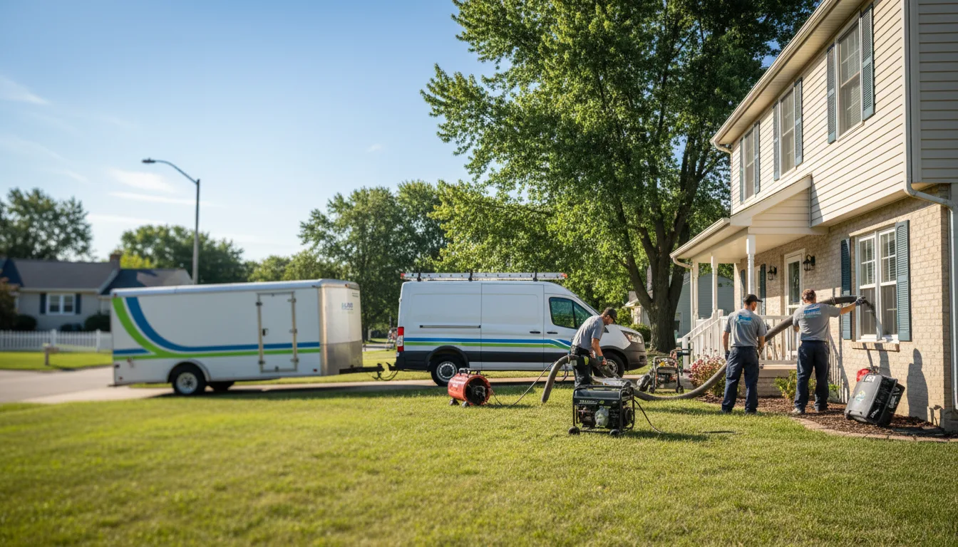 Flooded Basement Restoration And Cleanup With Repair in Nickerson, KS near me